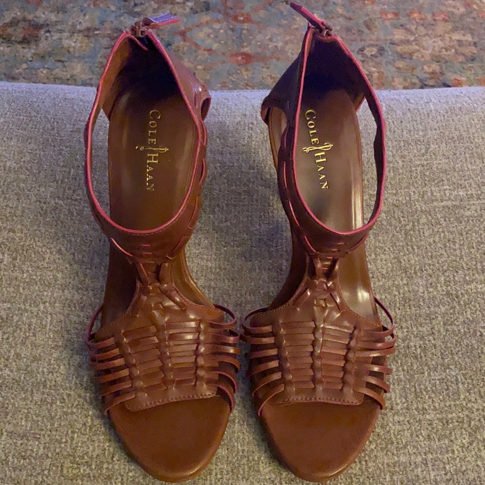 Leather heels